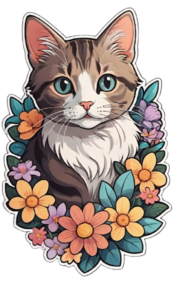CAT STICKER