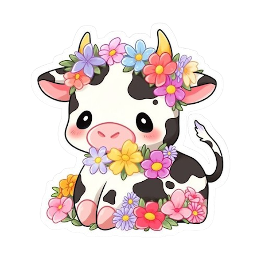 COW STICKER
