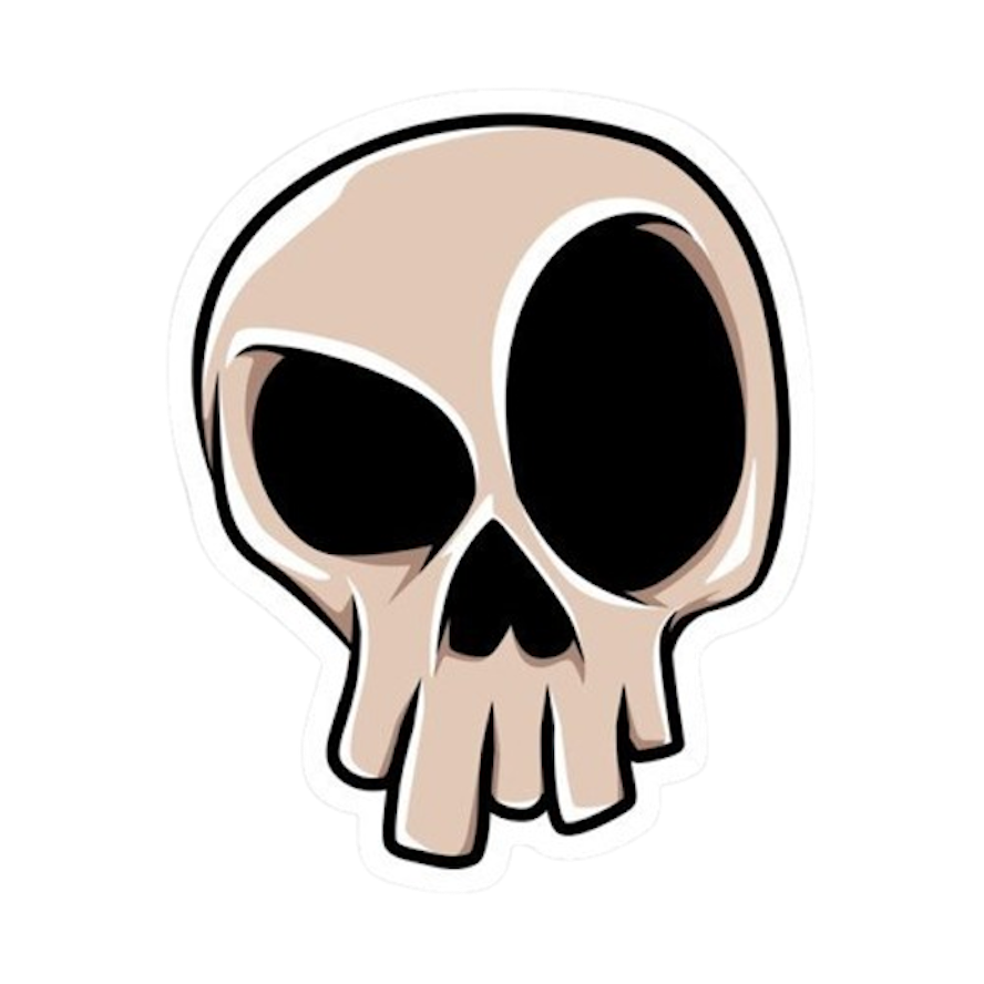 SKULL STICKER