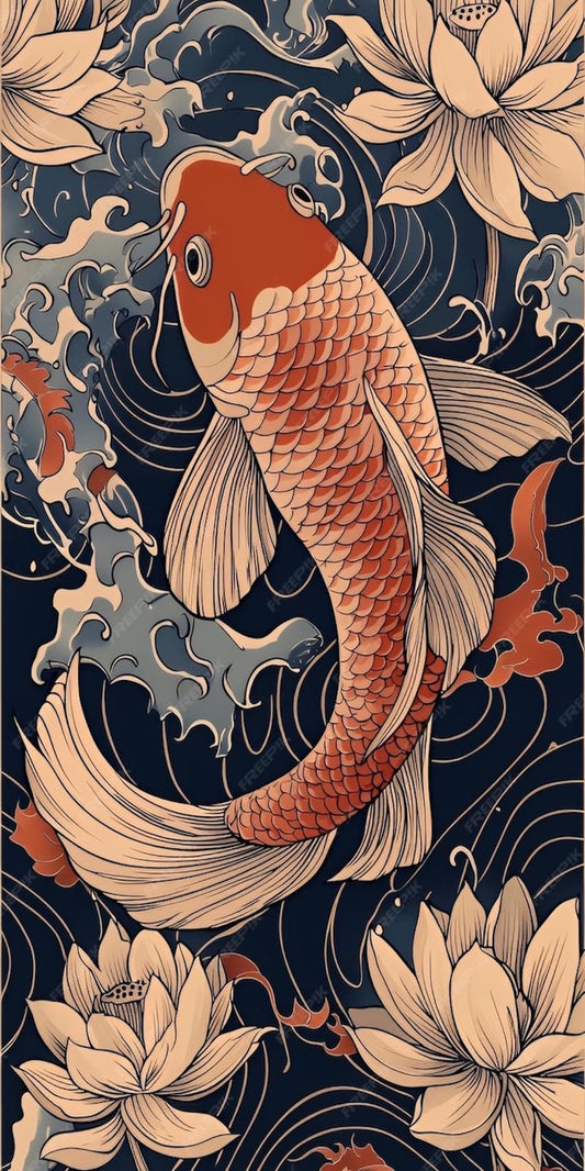 KOI FISH IPHONE CASE