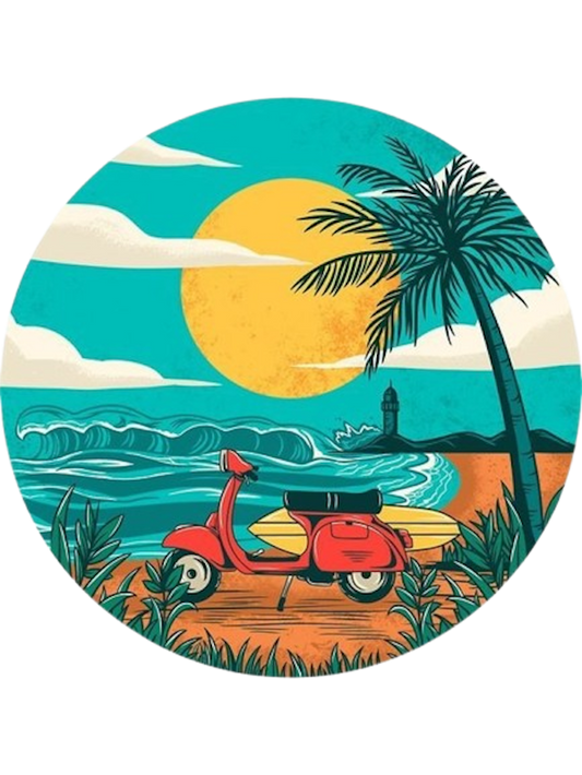 BEACH VIBE STICKER