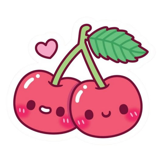 SMILING CHERRIES STICKER