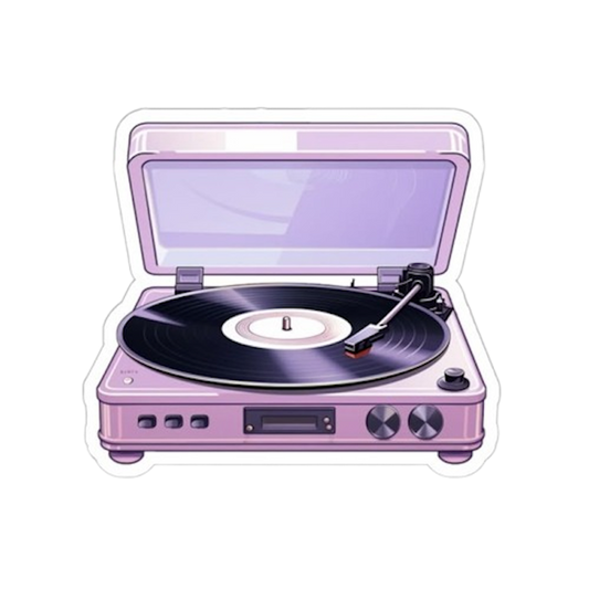 VINYL PLAYER STICKER