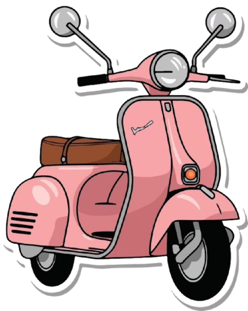 VESPA SCOOTER STICKER