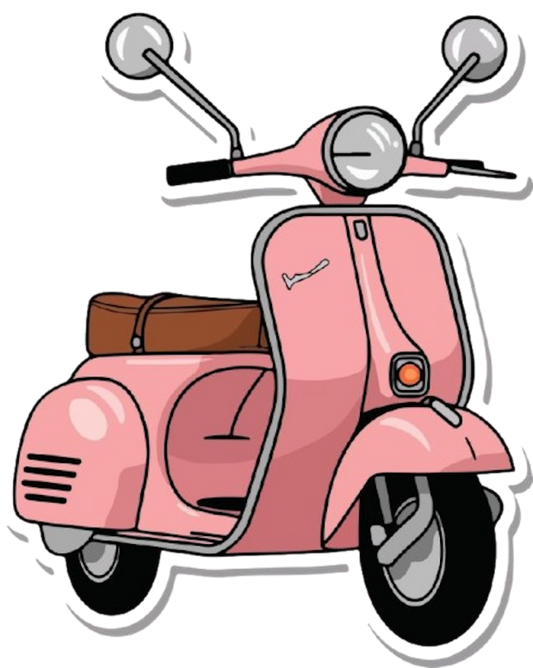 VESPA SCOOTER STICKER