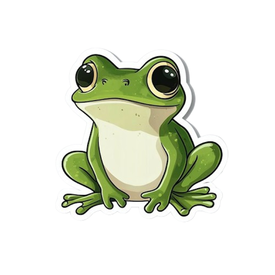 FROG STICKER