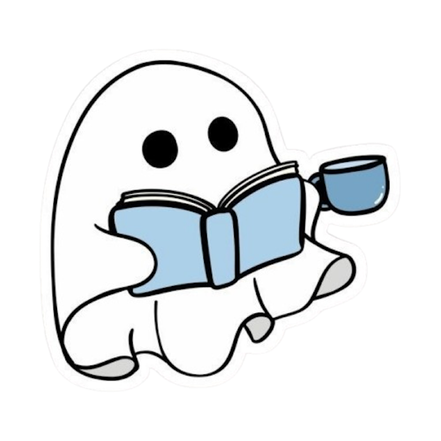 CHILLING GHOST STICKER