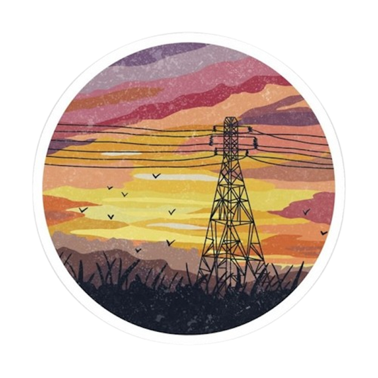 SUNSET VIBE STICKER