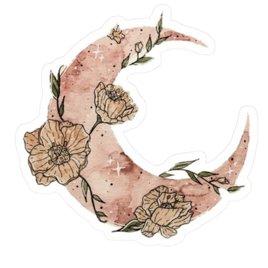 CRESCENT MOON STICKER