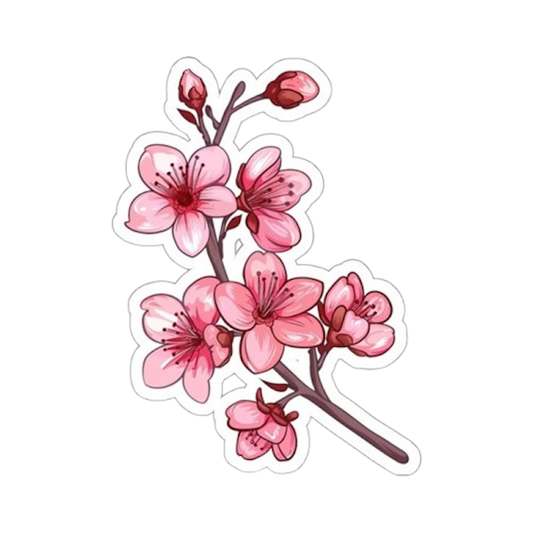 CHERRY BLOSSOM STEM STICKER