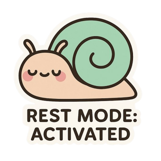 REST MODE ACTIVATED STICKER