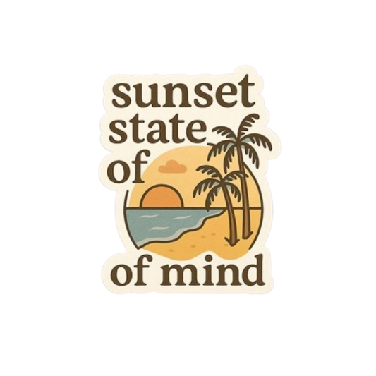 SUNSET STATE OF MIND STICKER