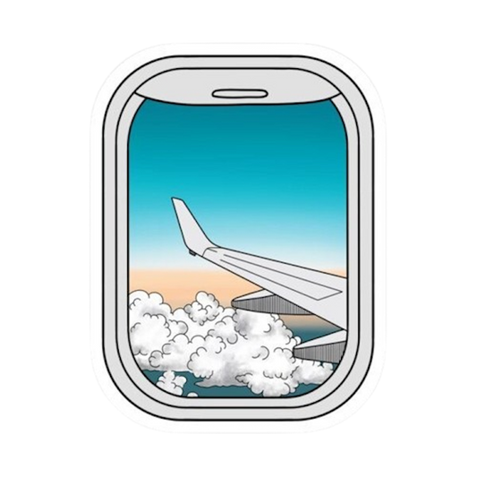 AIRPLANE WINDOW STICKER