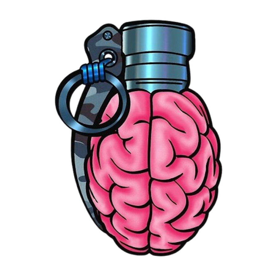 BRAIN GRENADE STICKER