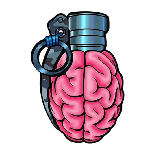 BRAIN GRENADE STICKER