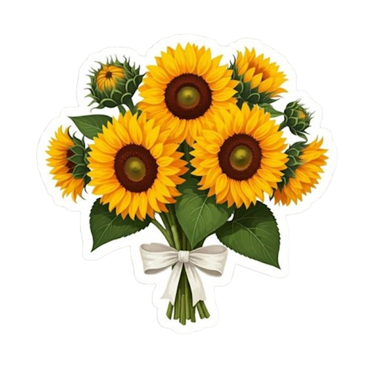 BUNCH OF SUNFLOWERS STICKER