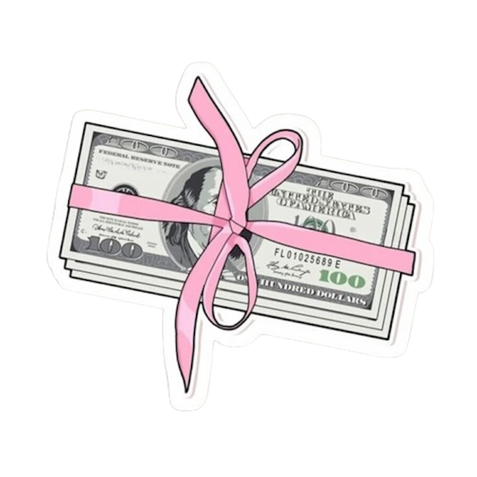 DOLLAR GIFT STICKER