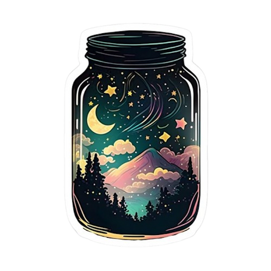 SCENE IN THE JAR STICKER