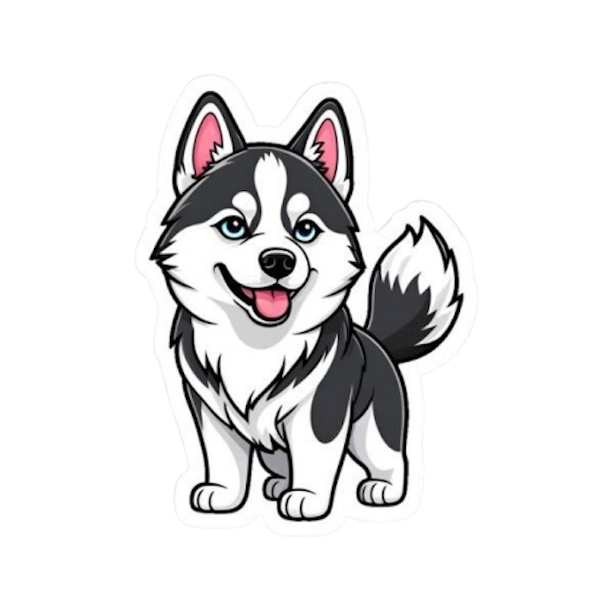 HUSKY STICKER