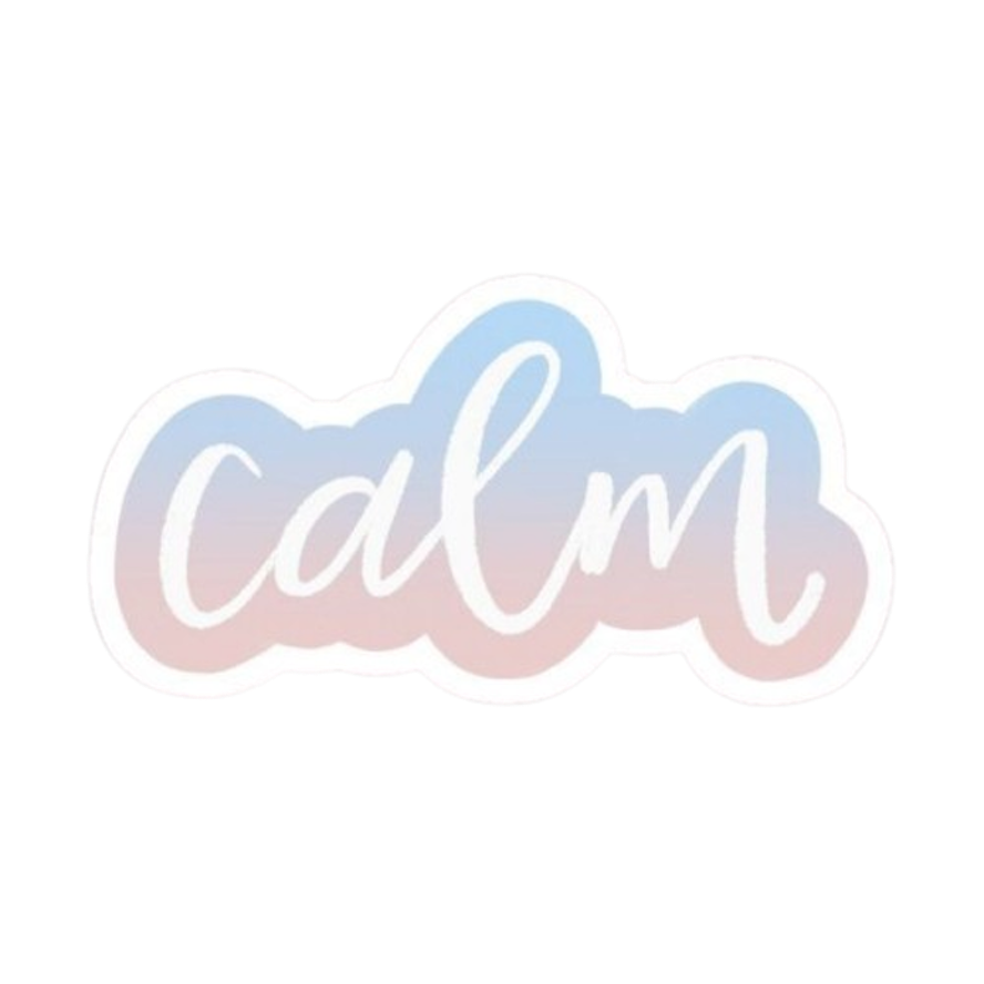 CALM STICKER
