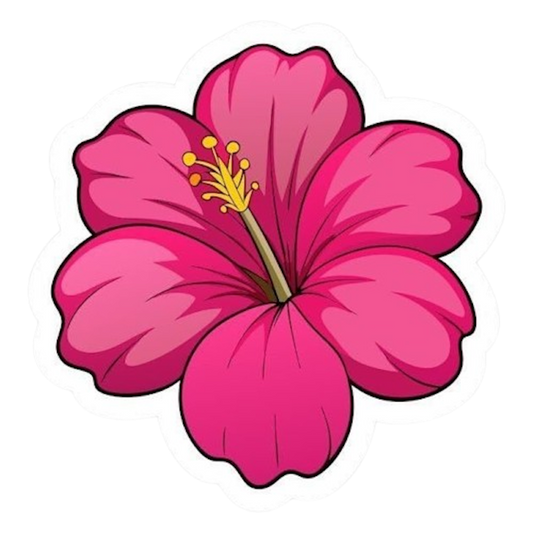 HIBISCUS STICKER