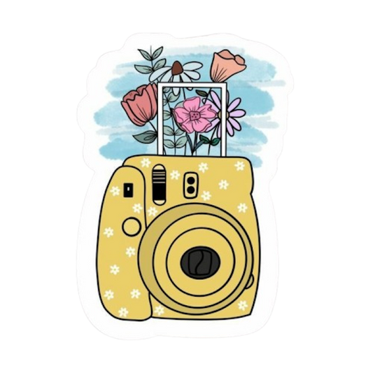 YELLOW INSTA CAM STICKER