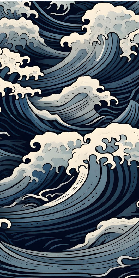 STRONG WAVES IPHONE CASE