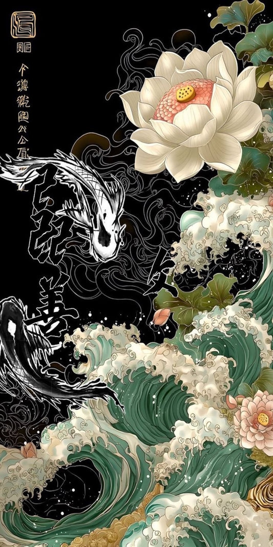 LOTUS AND THE SEA IPHONE CASE